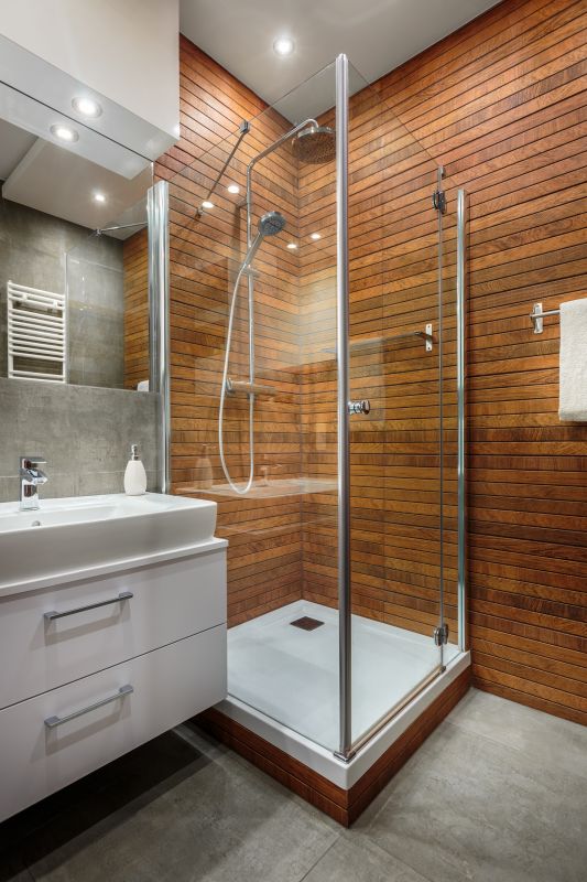 Rustic Wooden Shower Enclosures
