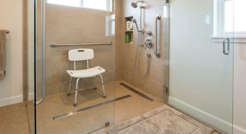 Senior Shower Installation in South Portland, ME